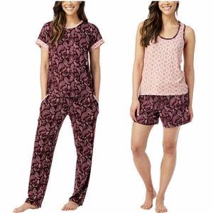 Lucky Brand Ladies' 4-Piece Pajama Set